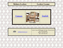 Tablet Screenshot of leclerclooms.com